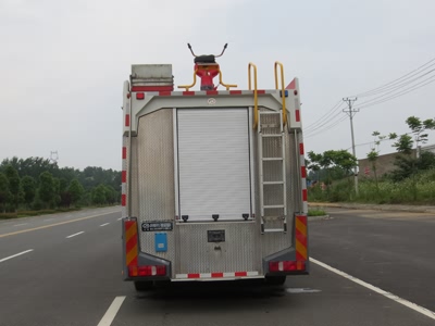 國五重汽T5G干粉泡沫聯(lián)用消防車(chē)